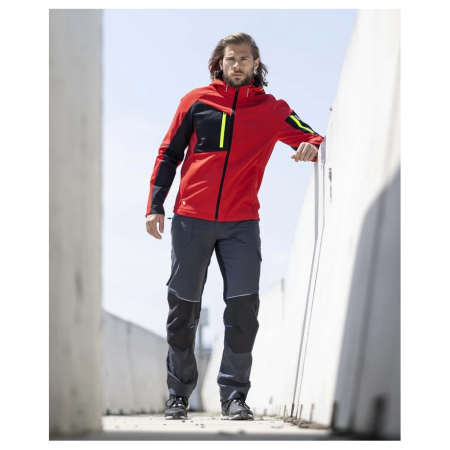 Jacheta softshell CITYCONIC - rosu [2]
