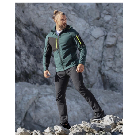 Jacheta softshell CITYCONIC - verde inchis [2]