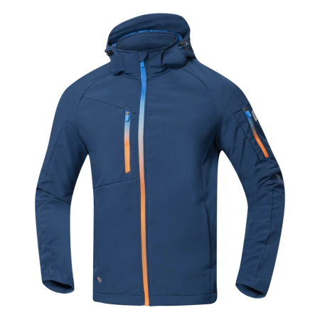 Jachete / Bluze salopeta - Jacheta softshell CREATRON - albastru/neon