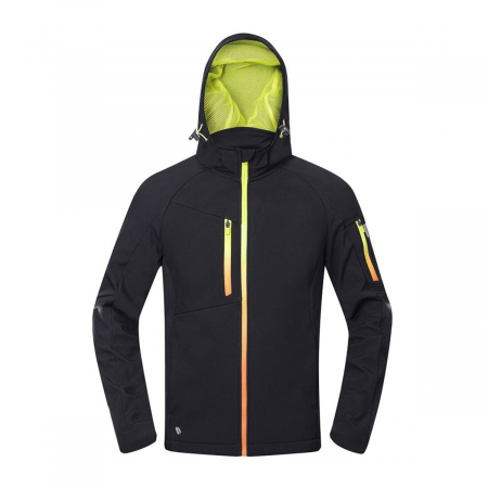 Jacheta softshell CREATRON - negru/neon [4]