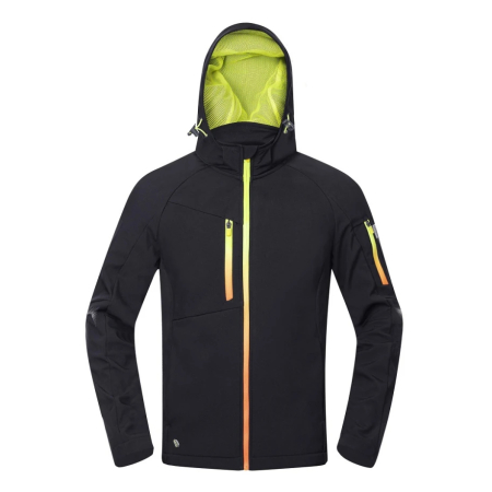 Jacheta softshell CREATRON - negru/neon [4]