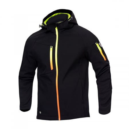 Outdoor - Jacheta softshell CREATRON - negru/neon