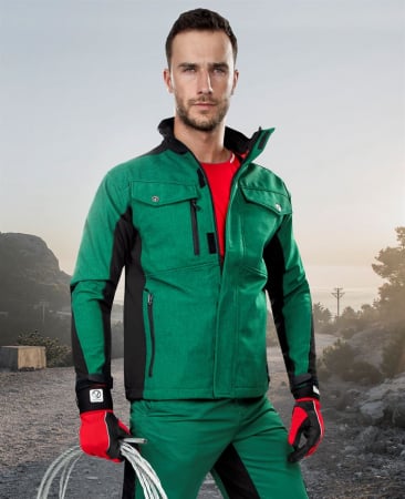 Jacheta softshell PRE100 - verde/negru [1]