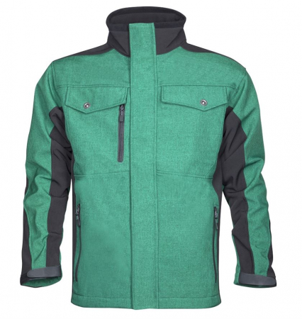 Imbracaminte de lucru - Jacheta softshell PRE100 - verde/negru