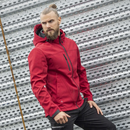 Jacheta softshell impermeabila SPIRIT - rosu [2]