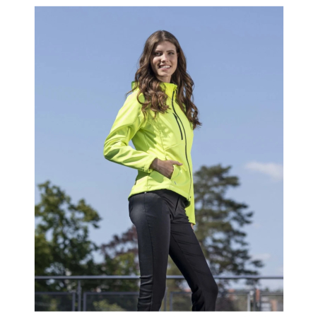 Jacheta softshell pentru femei CityConic - verde-neon [2]