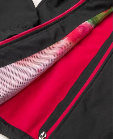 Jacheta softshell pentru femei FLORET - negru/roz [2]