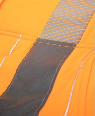 Jacheta softshell reflectorizanta SIGNAL - portocaliu [3]