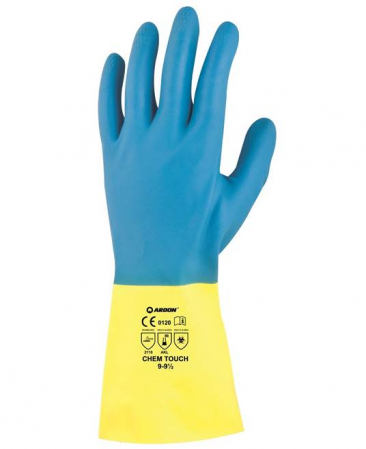 Manusi de protectie antichimice latex/neopren Chem Touch - 0,7MM/300MM 2110X AKL [1]