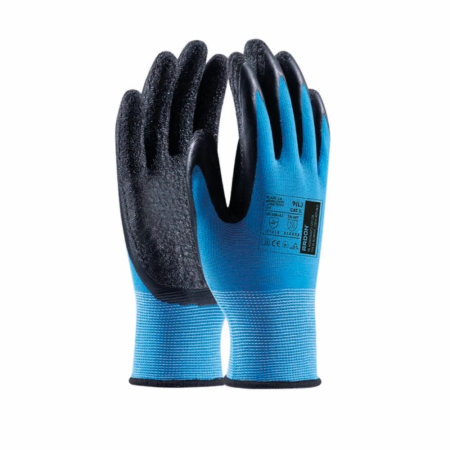 Manusi impregnate cu Latex - Manusi de protectie cu palma imersata in latex Blade - 2121X albastru