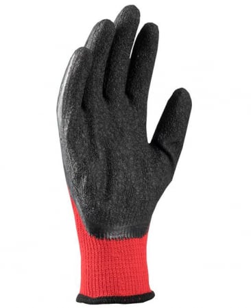 Manusi de protectie cu palma imersata in latex Dick Max rosu/negru 1121X [2]