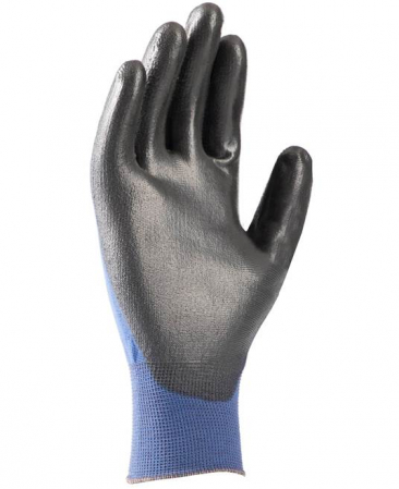 Manusi de protectie cu palma imersata in poliuretan Lite Touch - albastru - 3121X [2]