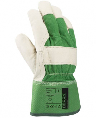 Manusi de protectie de iarna din spalt bovina, captusite Bremen Winter - blisterate 2122X [1]
