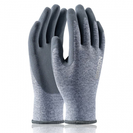 Promo - Manusi de protectie imersate in latex Nature Touch gri