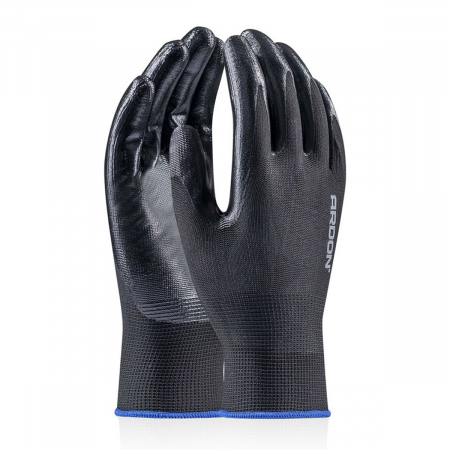 Manusi impregnate cu Nitril - Manusi de protectie imersate in nitril Nyplexx - negru
