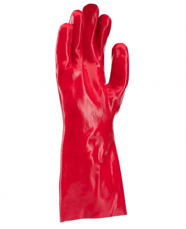 Manusi de protectie imersate in PVC 45 cm- Ray - rosu 4121X [2]