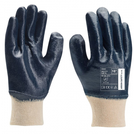 Manusi impregnate cu Nitril - Manusi de protectie imersate total in nitril Ronny- 3111X