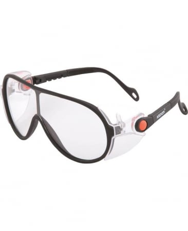 Protectia capului - Ochelari de protectie transparenti dublu ajustabili V5000