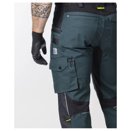 Pantaloni cu pieptar 4XSTRETCH - verde [4]