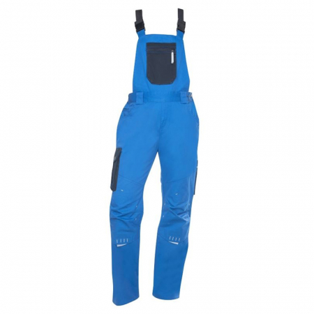 Pantaloni de lucru cu pieptar 4TECH - albastru/negru - pentru femei [0]