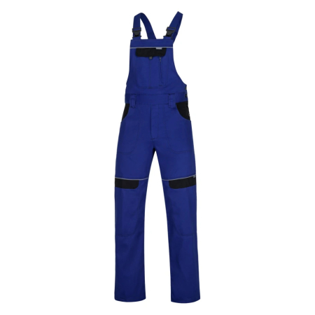 Pantaloni de lucru cu pieptar COOL TREND - albastru [1]