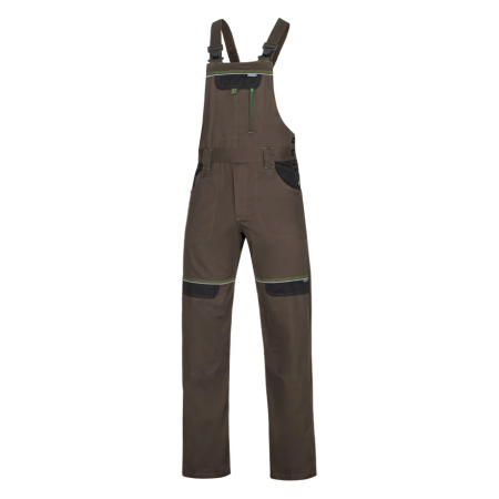 Pantaloni de lucru cu pieptar COOL TREND - maro [1]