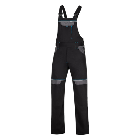 Pantaloni de lucru cu pieptar COOL TREND - negru [1]