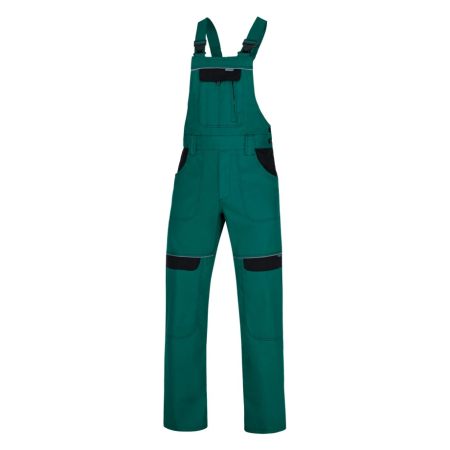 Pantaloni de lucru cu pieptar COOL TREND - verde [1]