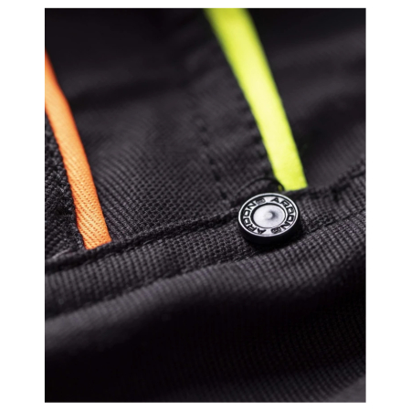 Pantaloni de lucru cu pieptar Creatron - neon/negru [5]