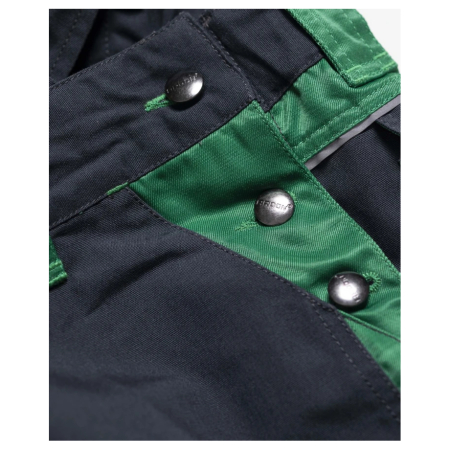 Pantaloni de lucru cu pieptar NEON - gri/verde [6]