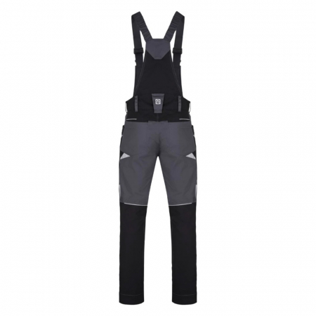 Pantaloni de lucru cu pieptar Refiwan - gri inchis [1]