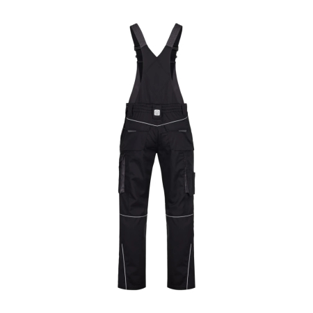 Pantaloni de lucru cu pieptar SUMMER - negru [1]