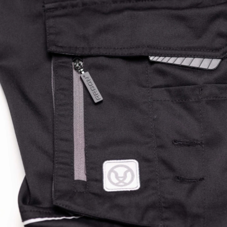 Pantaloni de lucru cu pieptar SUMMER - negru [4]