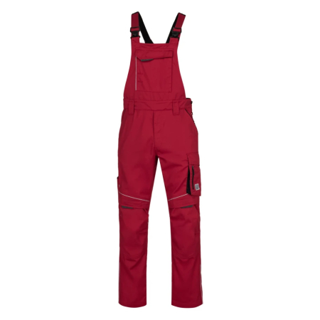 Pantaloni de lucru cu pieptar SUMMER - rosu [0]