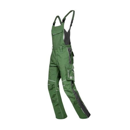 Pantaloni de lucru cu pieptar URBAN - verde [1]