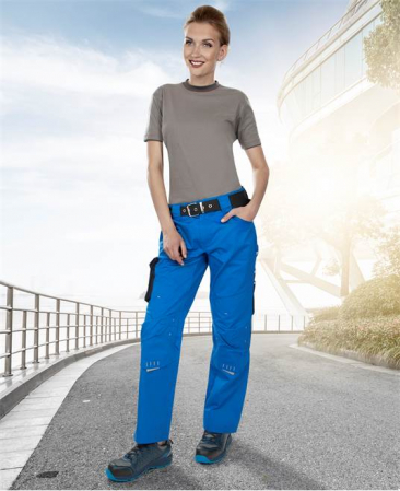 Pantaloni de lucru in talie 4TECH - albastru/negru - pentru femei [1]