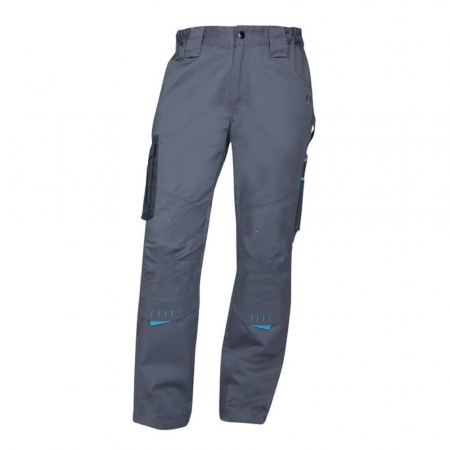 Pantaloni de lucru in talie 4TECH - asfalt/negru - pentru femei [0]