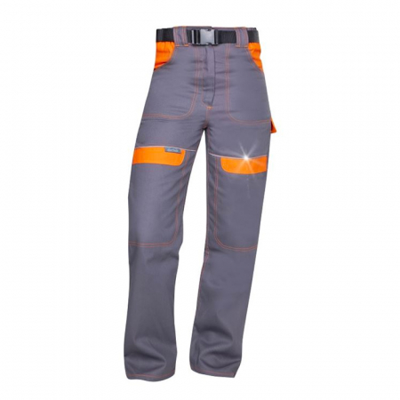 Imbracaminte de lucru - Pantaloni de lucru in talie COOL TREND - gri/portocaliu - pentru femei