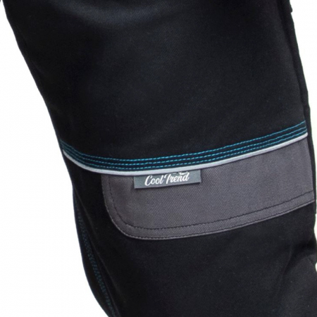 Pantaloni de lucru in talie COOL TREND - negru [3]