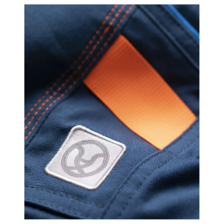 Pantaloni de lucru in talie Creatron - albastru/neon [6]