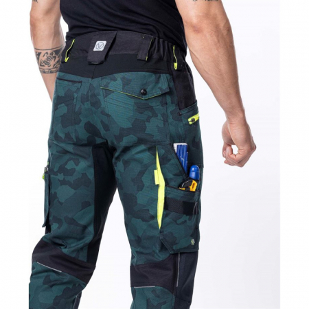 Pantaloni de lucru in talie Creatron - camuflaj [5]