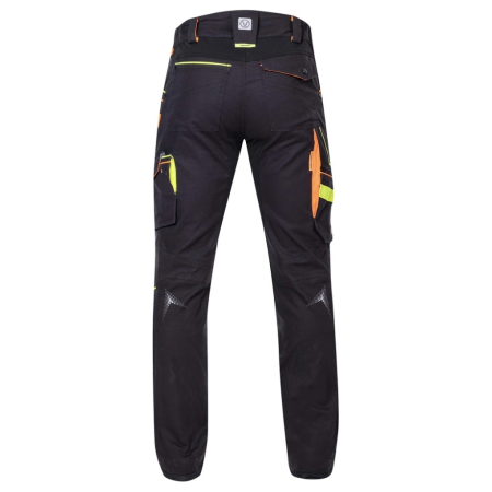 Pantaloni de lucru in talie Creatron - neon/negru [2]