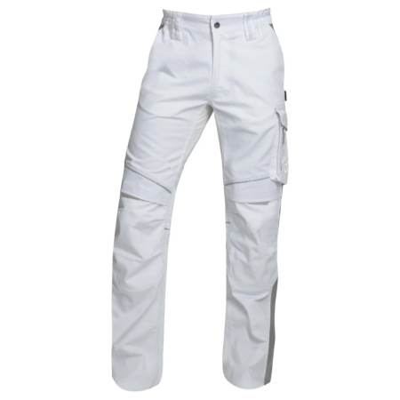 Pantaloni de lucru - Pantaloni de lucru in talie hidrofobizati URBAN+ culoare alb