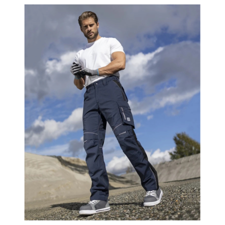 Pantaloni de lucru in talie hidrofobizati URBAN+ culoare bleumarin [7]