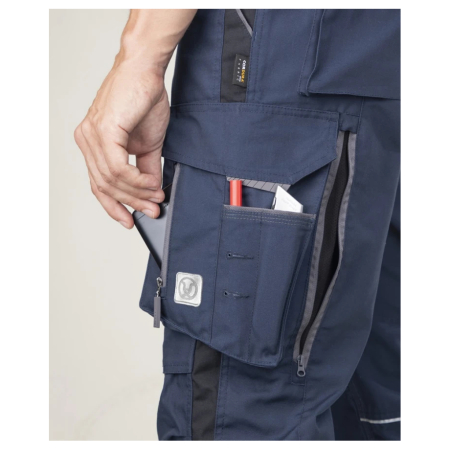 Pantaloni de lucru in talie hidrofobizati URBAN+ culoare bleumarin [3]