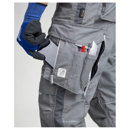Pantaloni de lucru in talie hidrofobizati URBAN+ culoare gri [4]