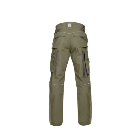 Pantaloni de lucru in talie hidrofobizati URBAN+ culoare kaki [2]