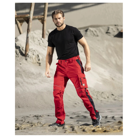 Pantaloni de lucru in talie hidrofobizati URBAN+ culoare rosu [5]