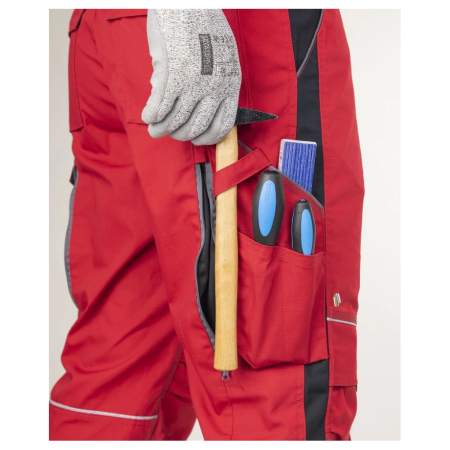 Pantaloni de lucru in talie hidrofobizati URBAN+ culoare rosu [4]