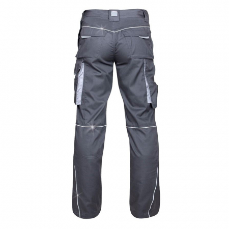 Pantaloni de lucru in talie SUMMER - gri inchis [2]